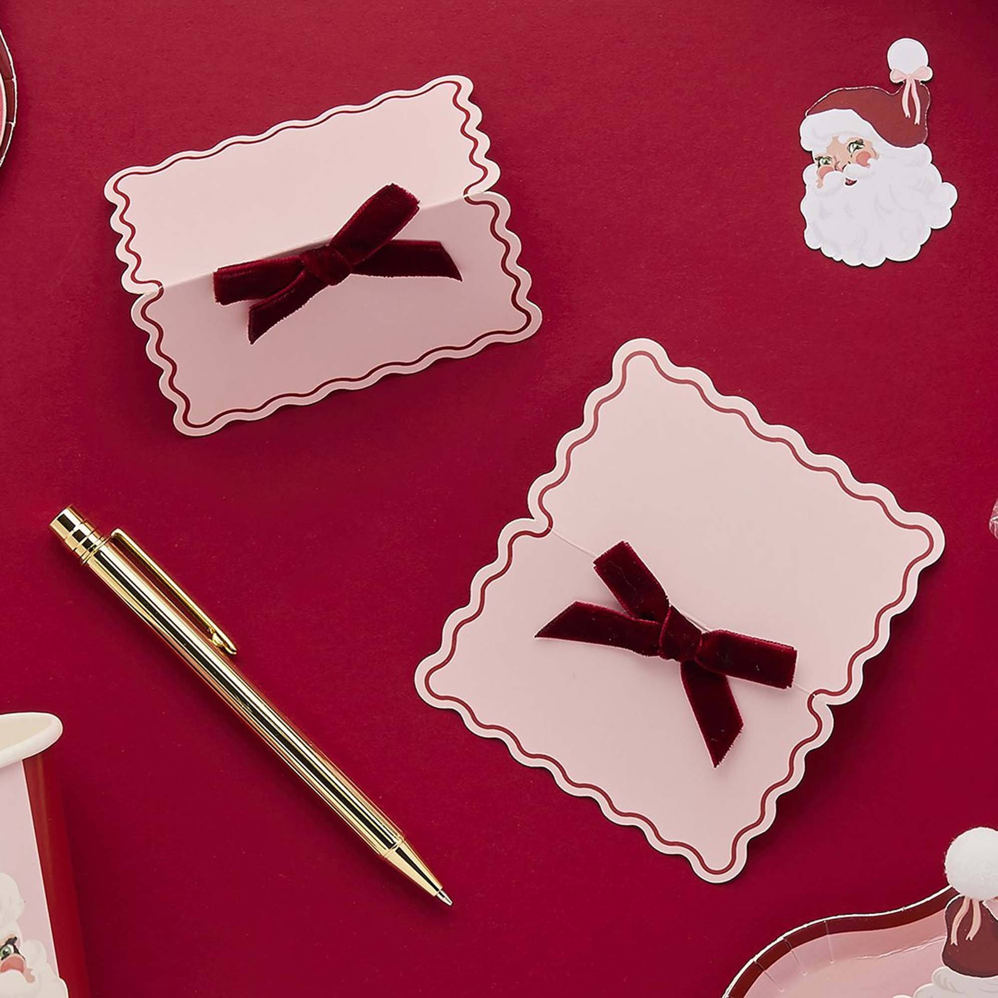 Santa Baby Place Cards