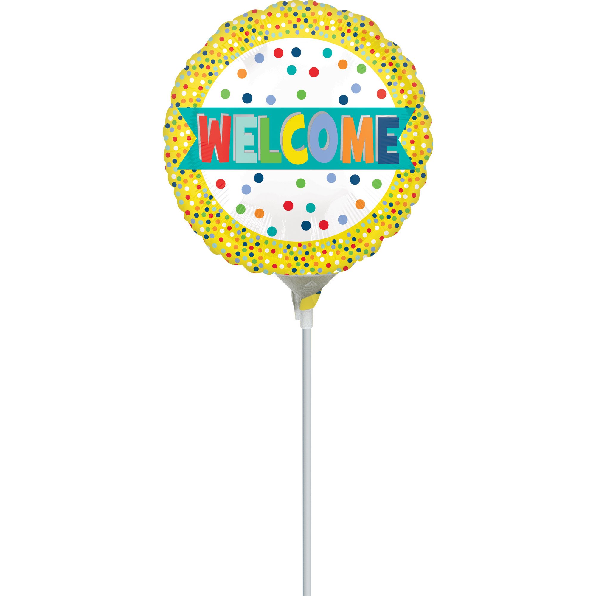 22cm Inflated Welcome Lots of Dots A15