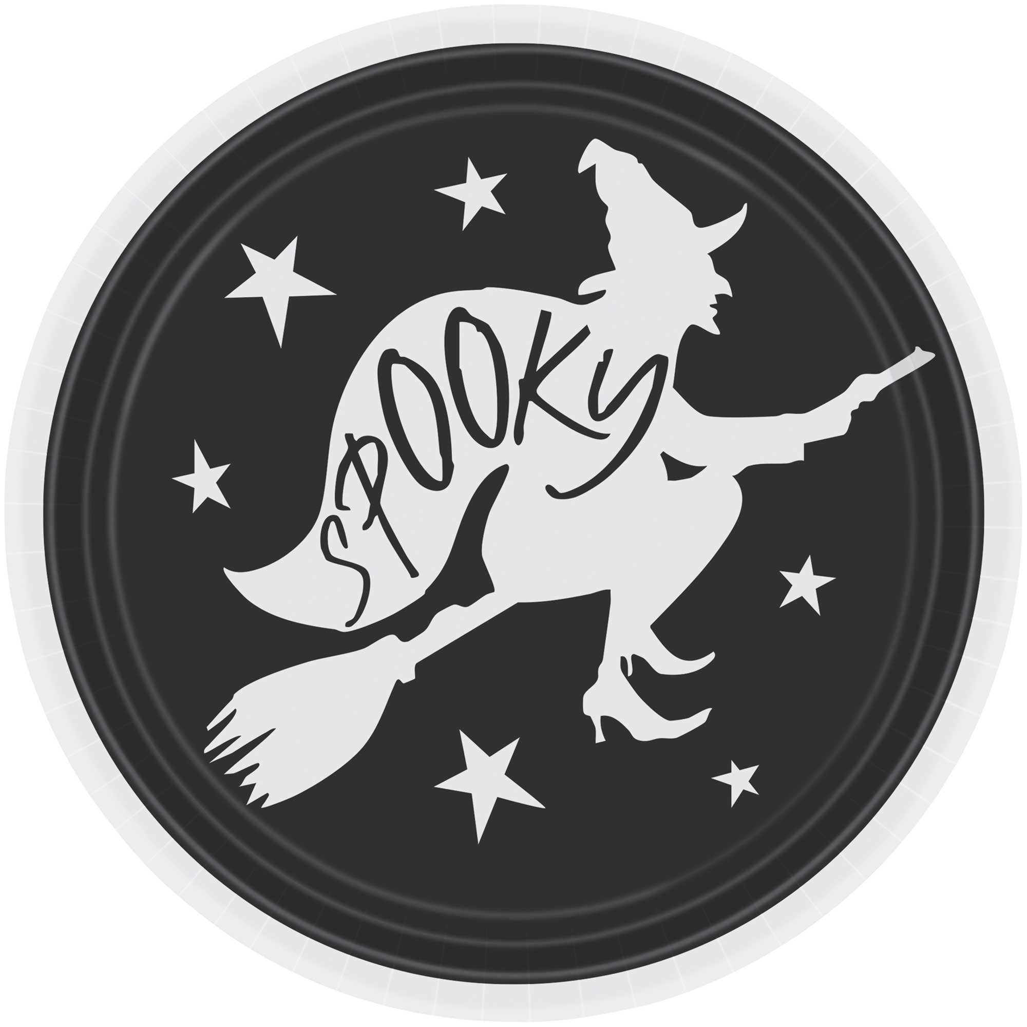 Fright Night 23cm Round Paper Plates NPC