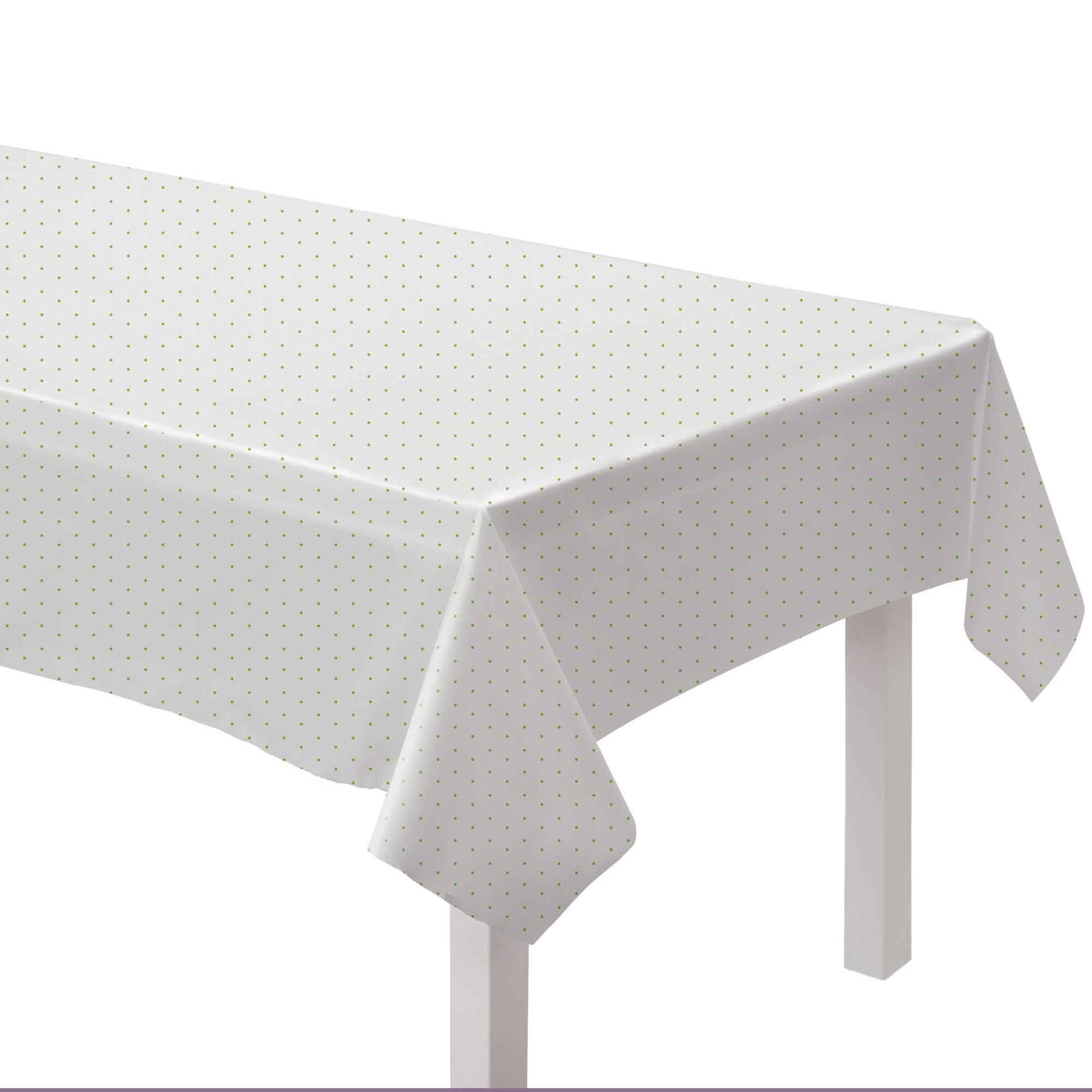 Dot Paper Tablecover Kiwi 137cm x 274cm