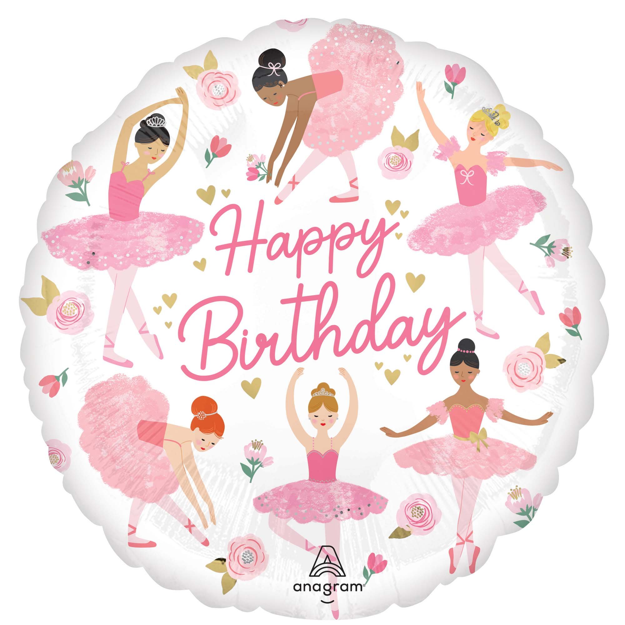 45cm Standard HX Ballerina Girl Birthday S40