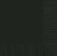 Lunch Napkins 20 Pack 2 PLY - Jet Black