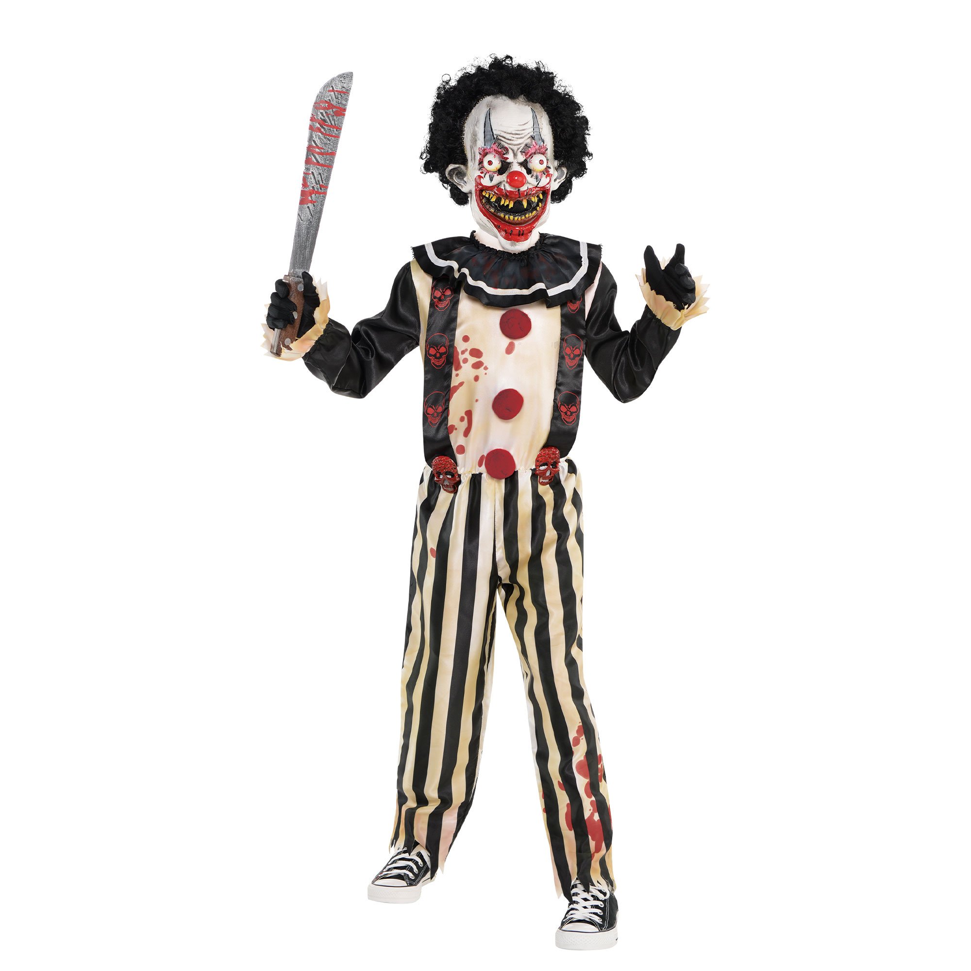 Costume Slasher Clown Boys 6-8 Years