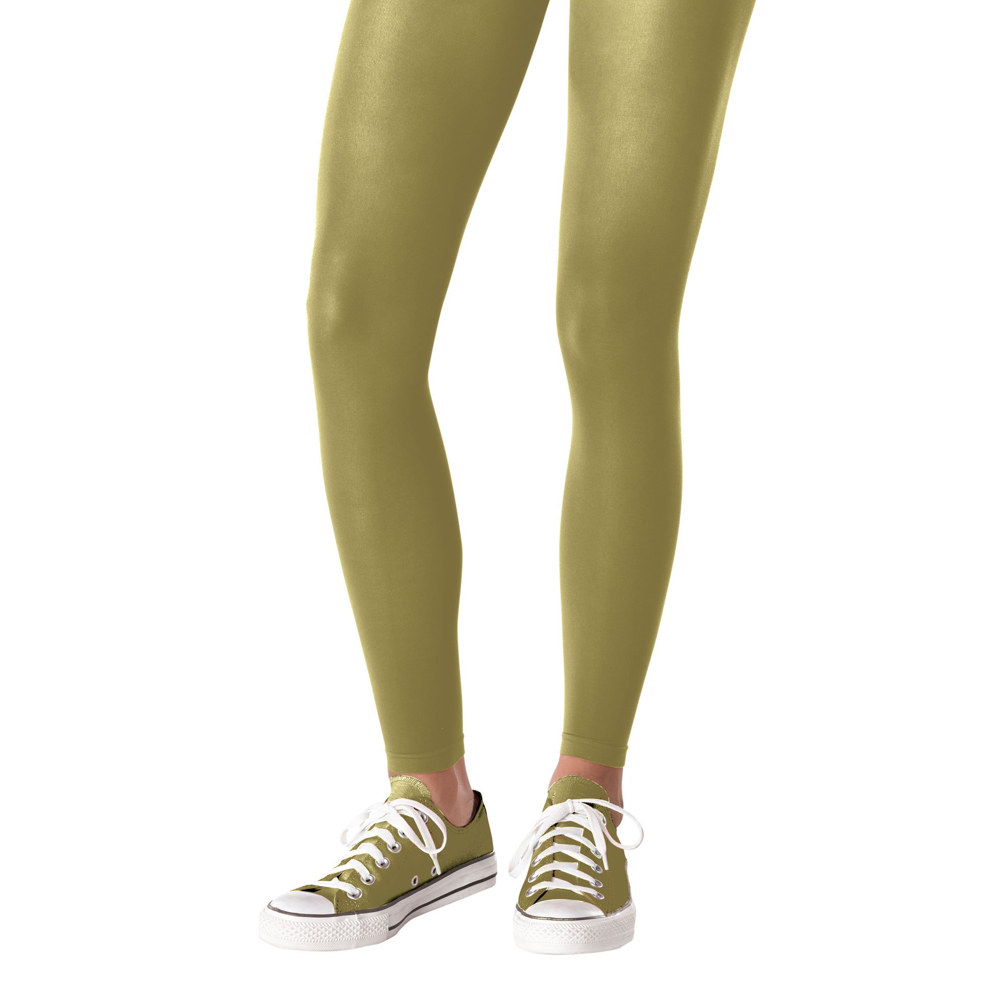Team Spirit Footless Tights Gold 14+