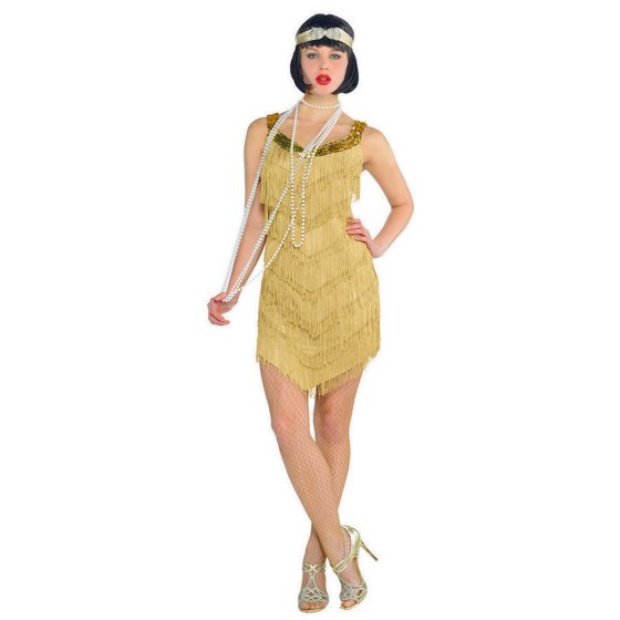 Champagne Flapper Dress