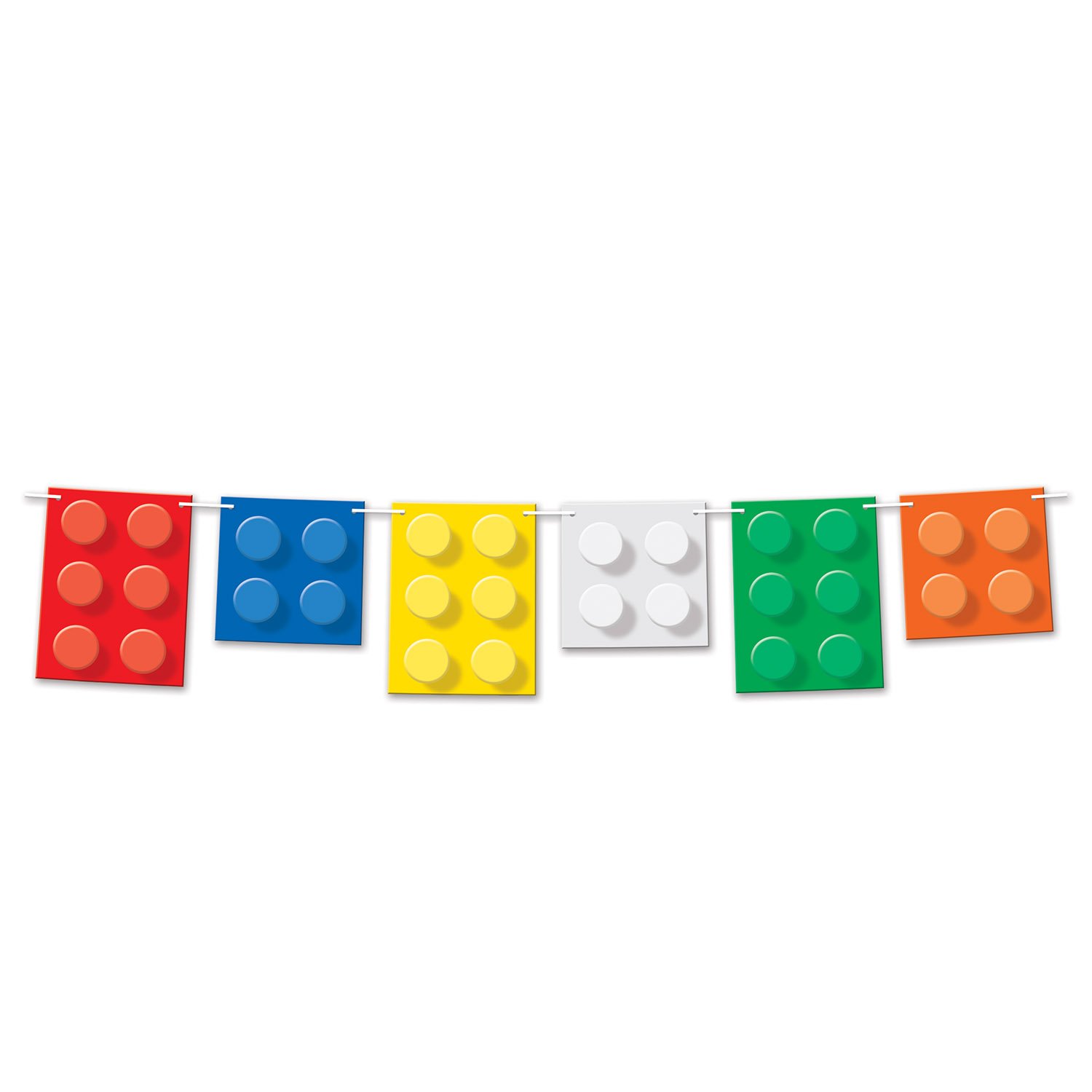 Beistle Building Blocks Party Streamer Banner