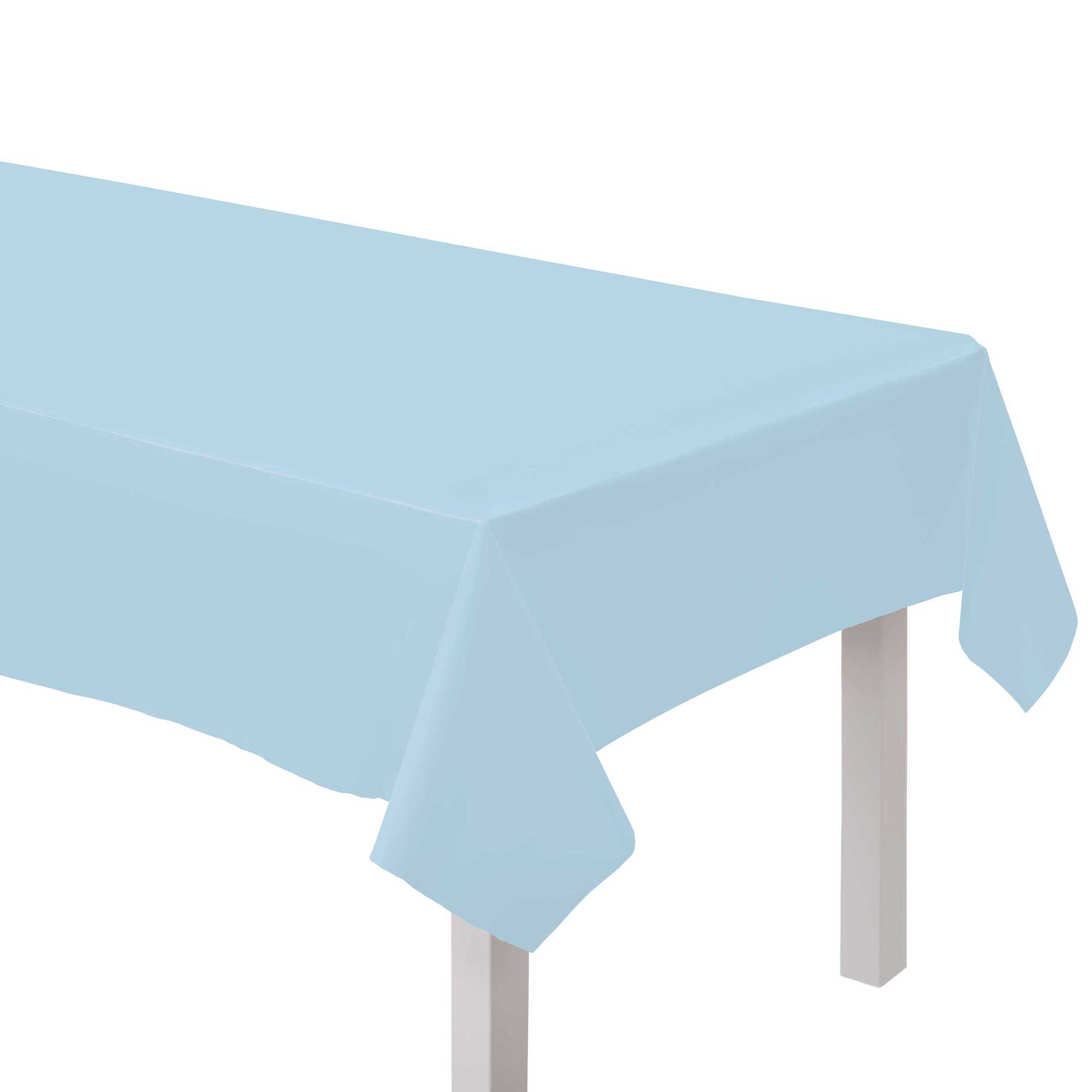 Paper Tablecover Pastel Blue 137cm x 274cm NPC