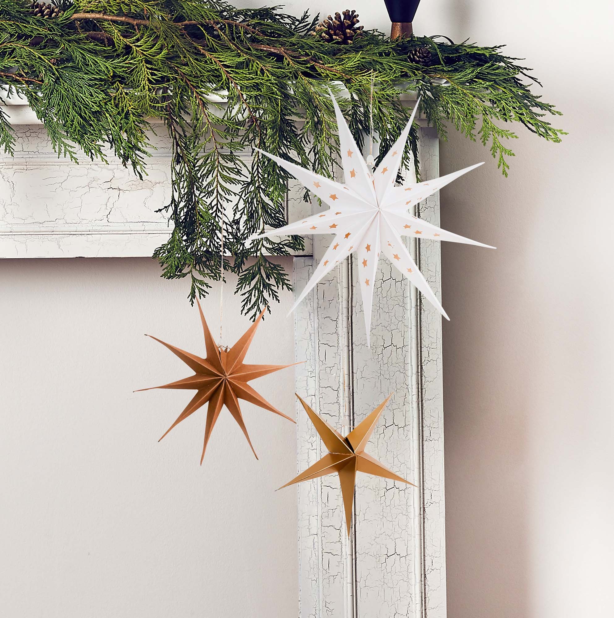 Festive Folklore Hanging Star Decoration Set
