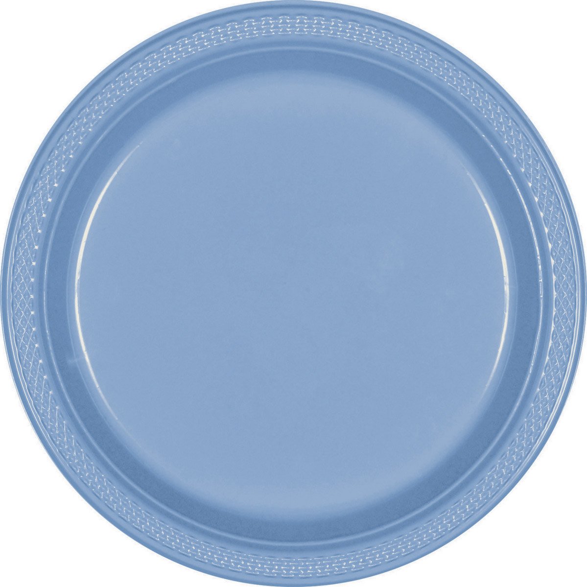 Premium Plastic Plates 26cm 20 Pack - Pastel Blue