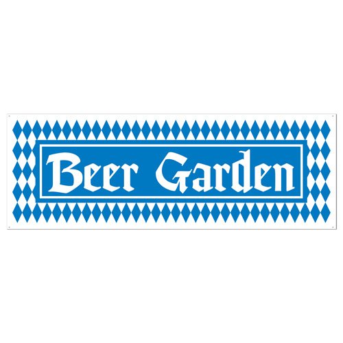 Beistle Oktoberfest Beer Garden Sign Banner