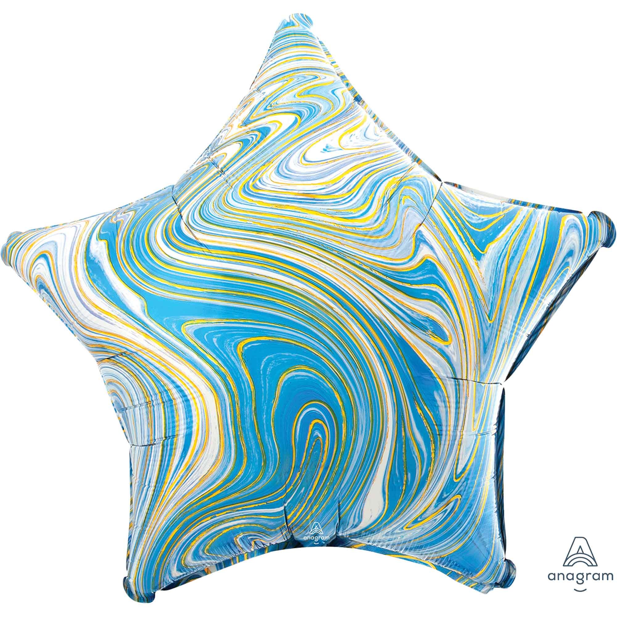 45cm Standard XL Marblez Blue Star S18