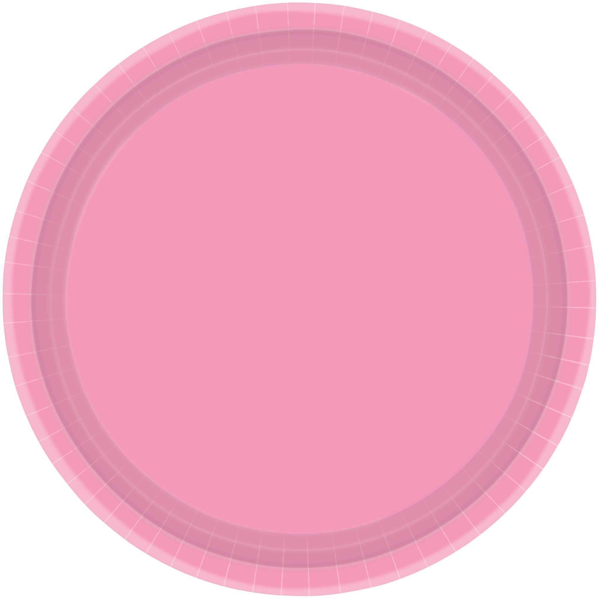 Paper Plates 17cm Round 20CT - New Pink NPC