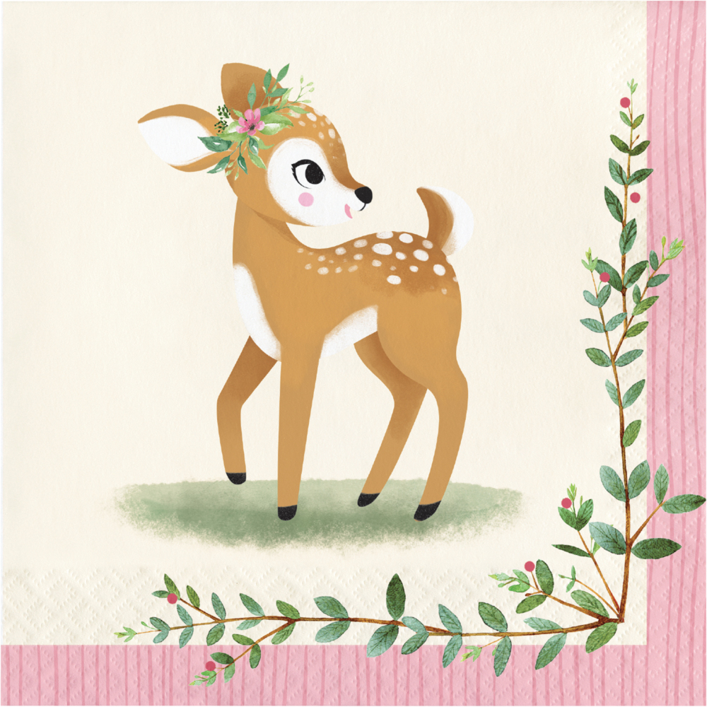 Deer Little One Lunch Napkins