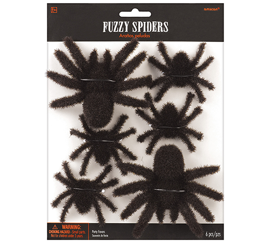 Fuzzy Hairy Spiders Favors