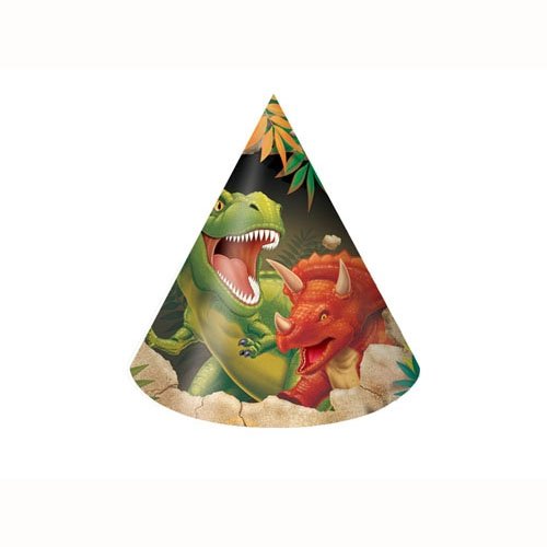Dino Blast Cone Shaped Party Hats