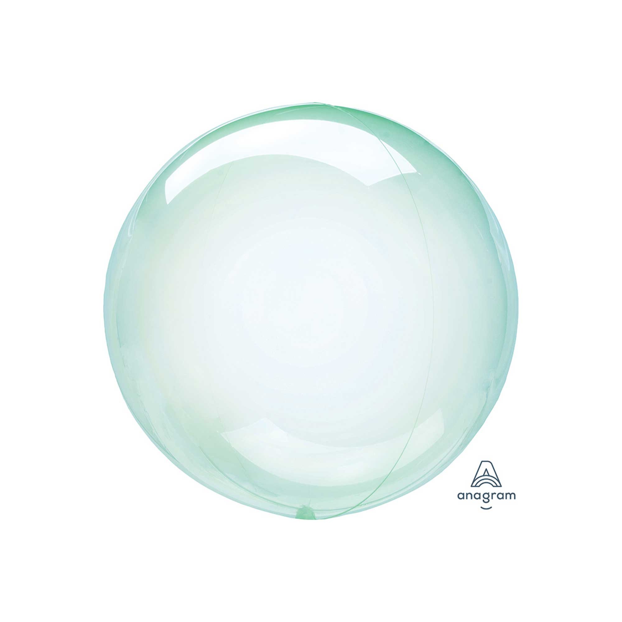 Crystal Clearz Petite Green Round Balloon S15