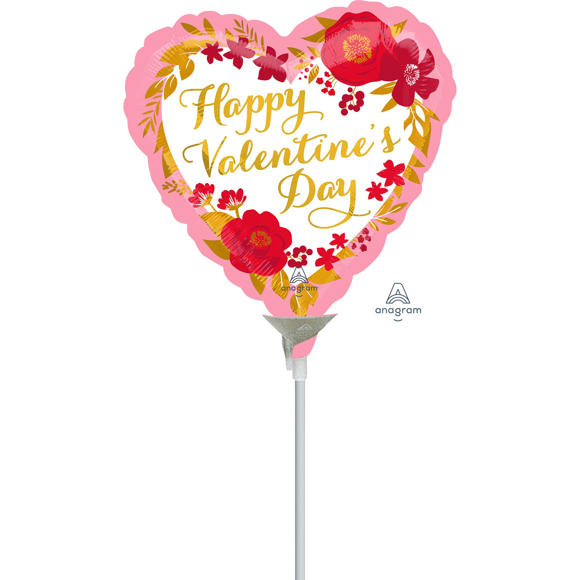 22cm Happy Valentine's Day Floral Wreath A15