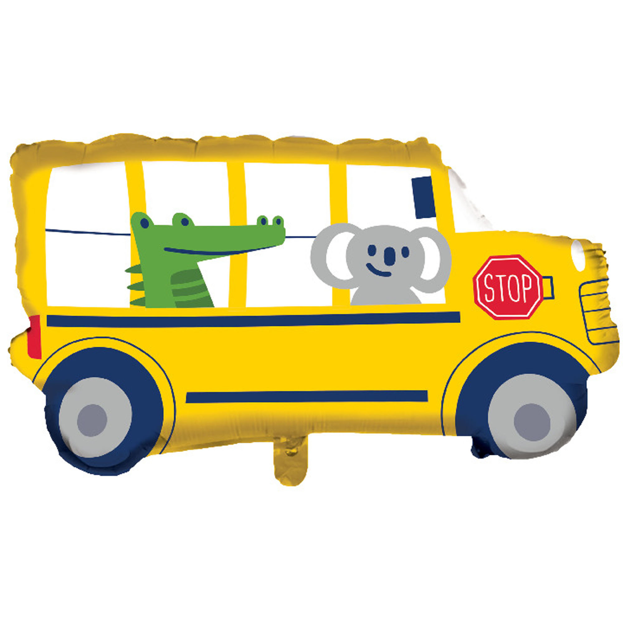 Transportation Time Large Shaped 70cm x 45cm Foil Balloon