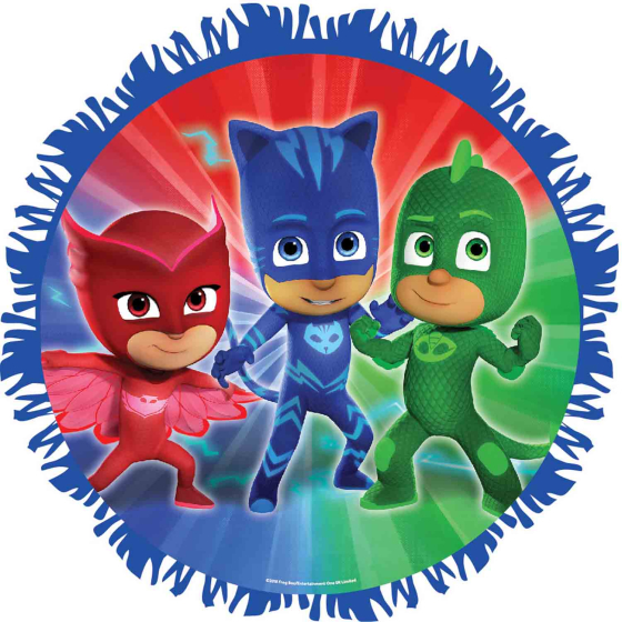PJ Masks Expandable Pull String Drum Pinata