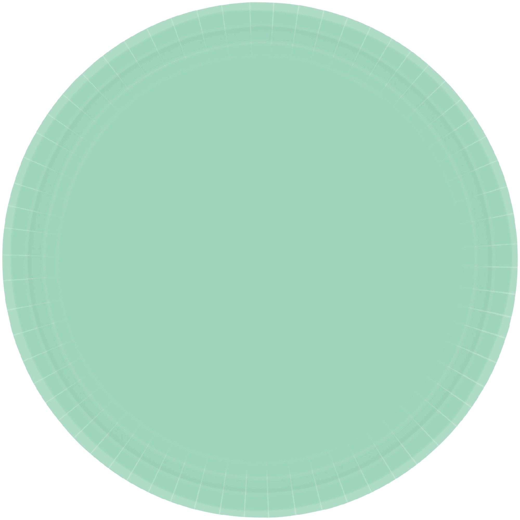 Paper Plates 23cm Round 20CT Cool Mint