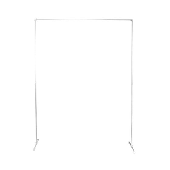 White Metal Rectangle Frame 1pk