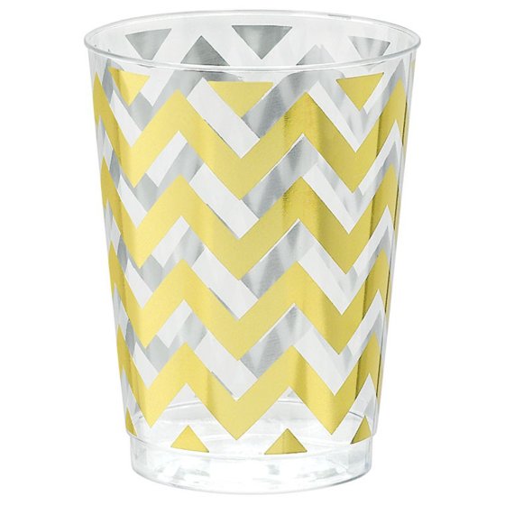 Premium Chevron Gold 295ml Tumbler