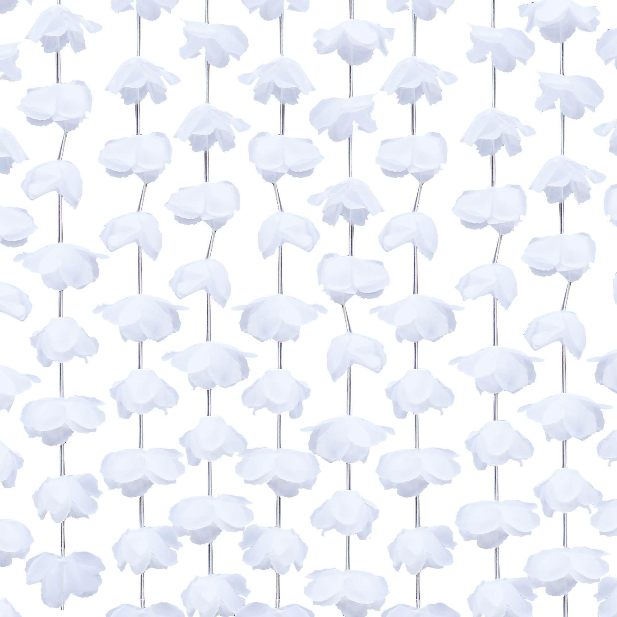 Rustic Country Backdrop Floral Photobooth White