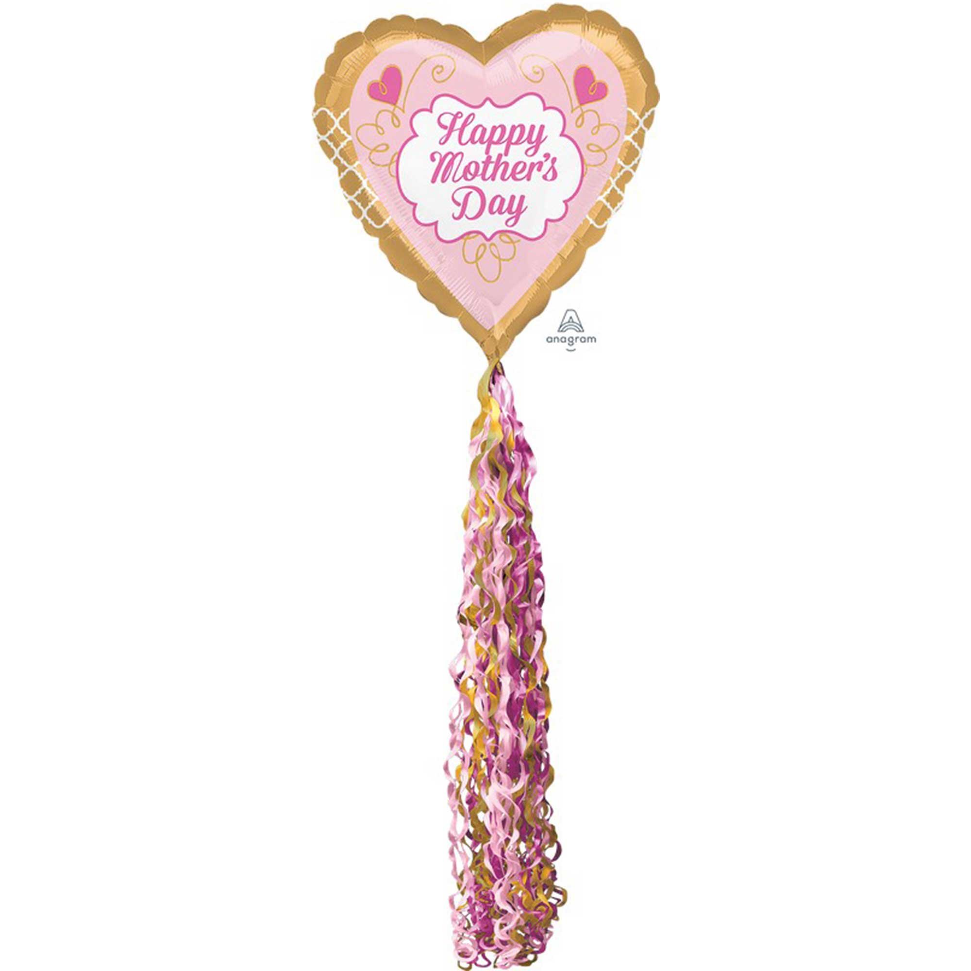 AirWalker XL Pom Pom Happy Mother's Day Gold & Pink P60