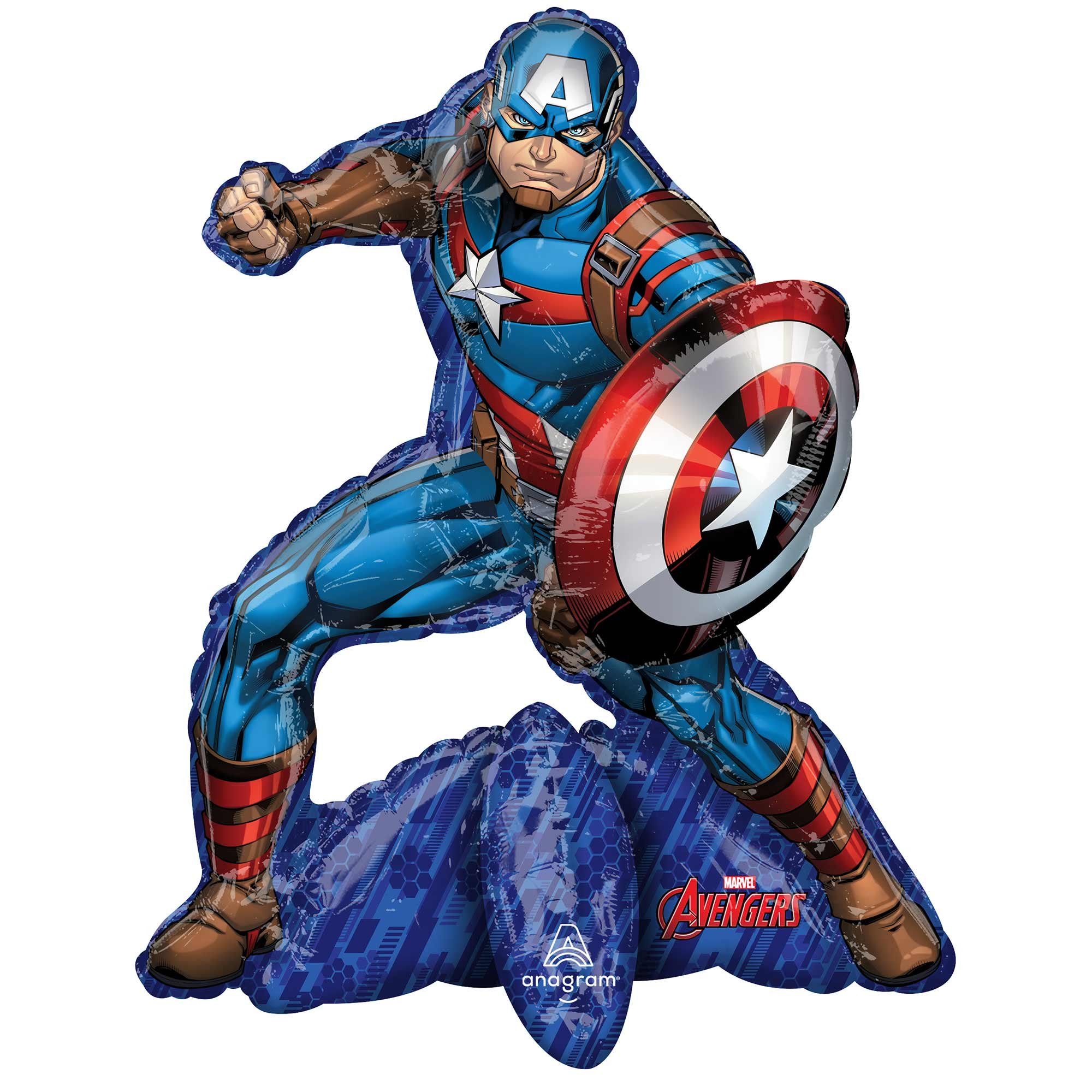 CI: Multi-Balloon Avengers Captain America A80