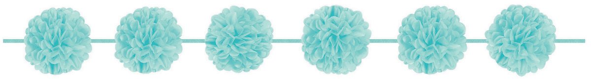 Fluffy Garland - Robin's-Egg Blue