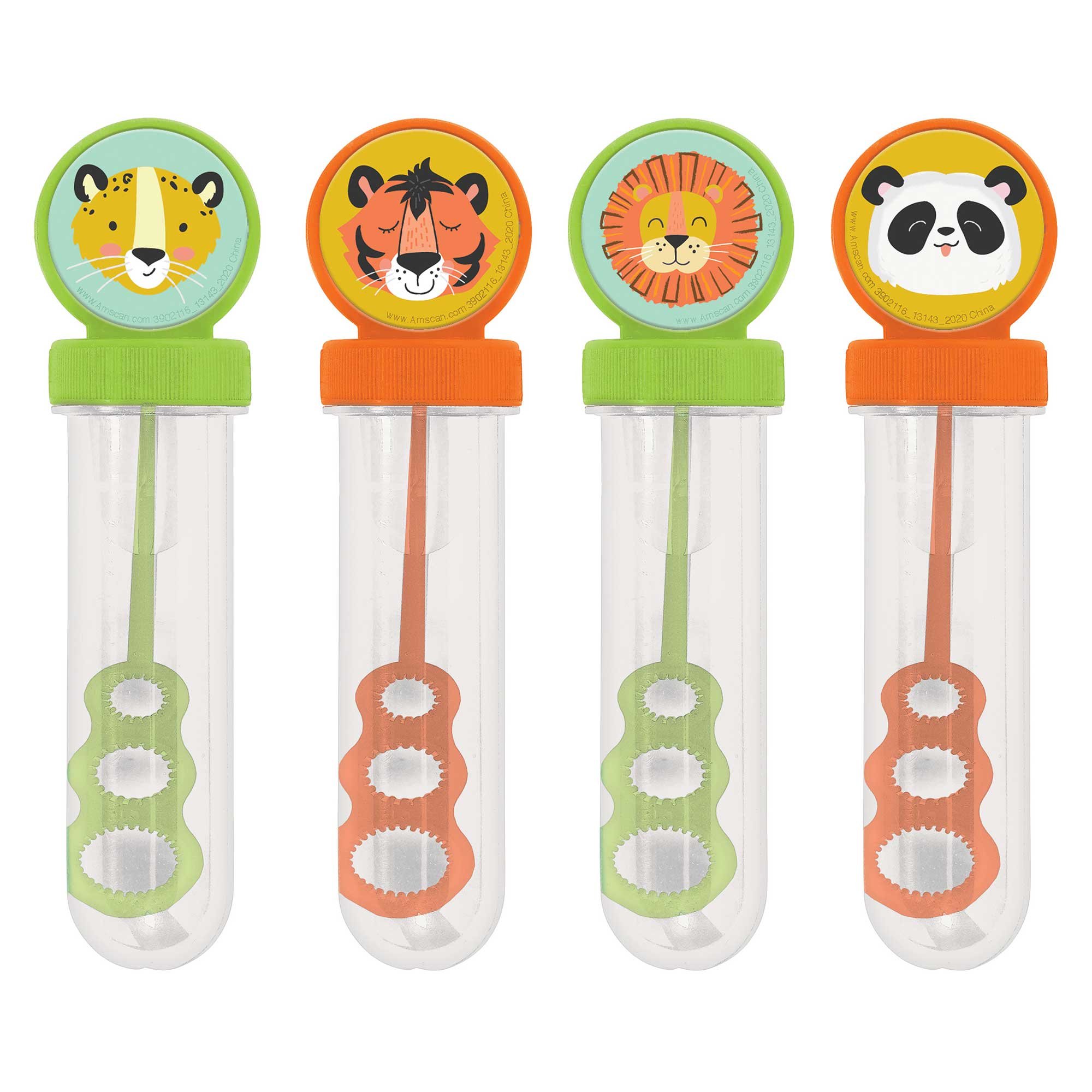 Get Wild Jungle Bubbles Tubes Favors