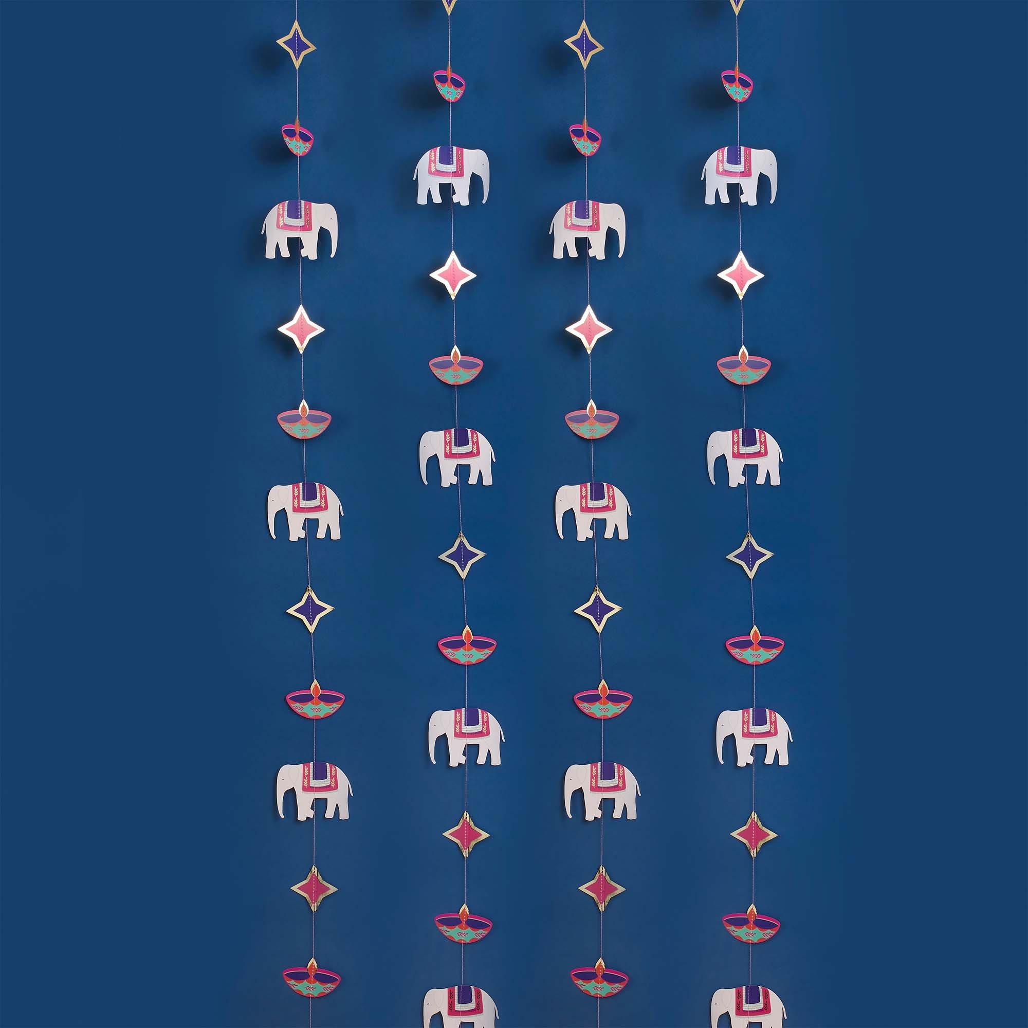 Happy Diwali Hanging Card Decoration 5m