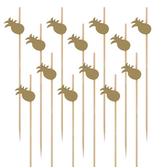 Key West Pineapple Wooden Picks