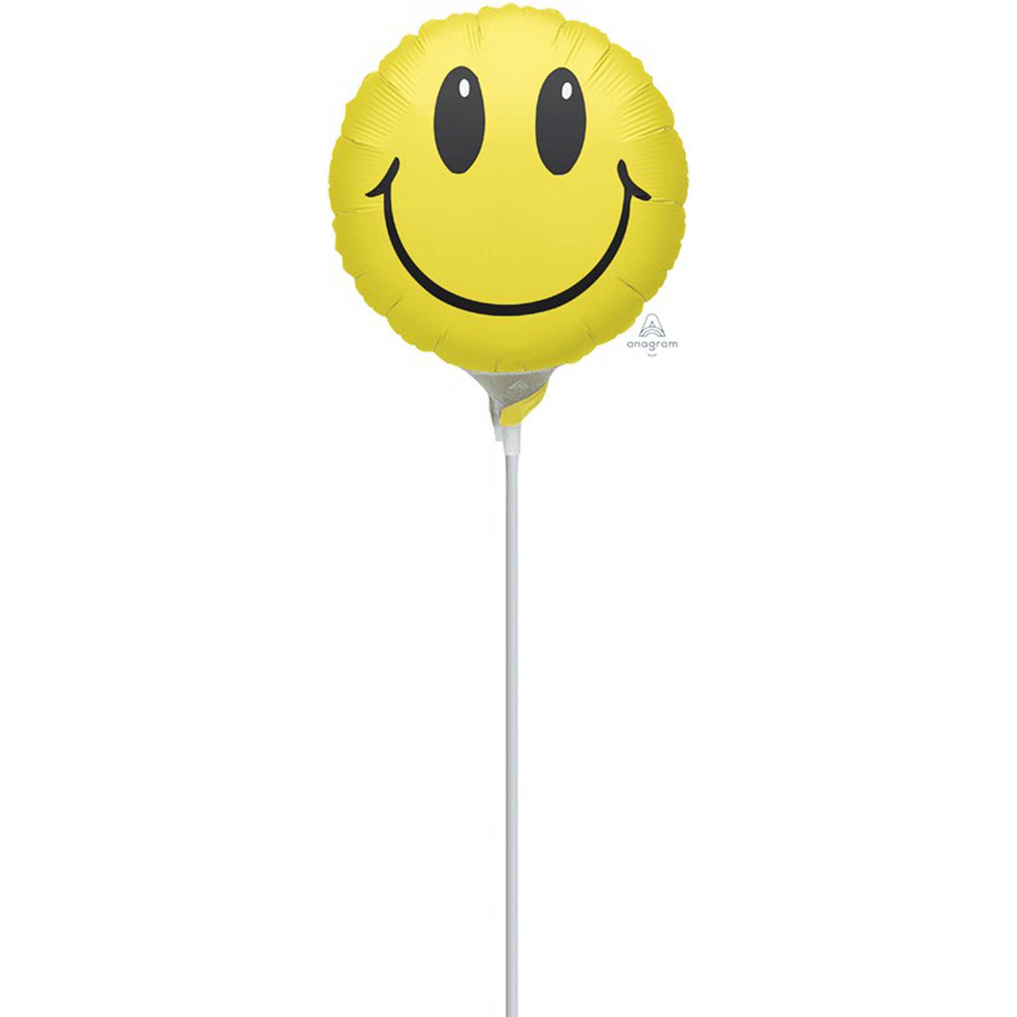 22cm Inflated Smile Yellow Face A15