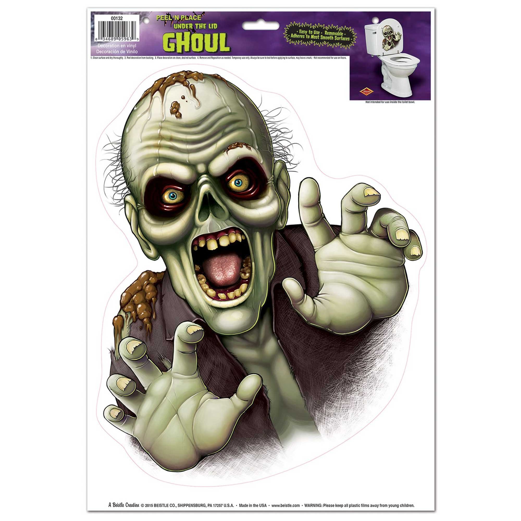 Beistle Under The Lid Ghoul Peel 'N Place