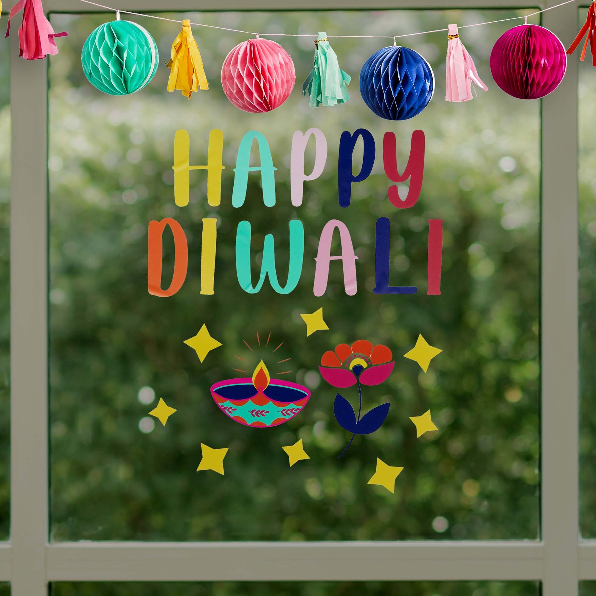 Happy Diwali Window Clings