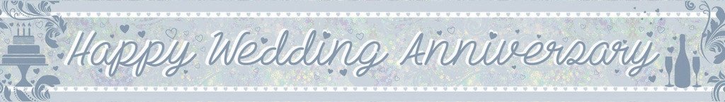 Banner Holographic Happy Anniversary