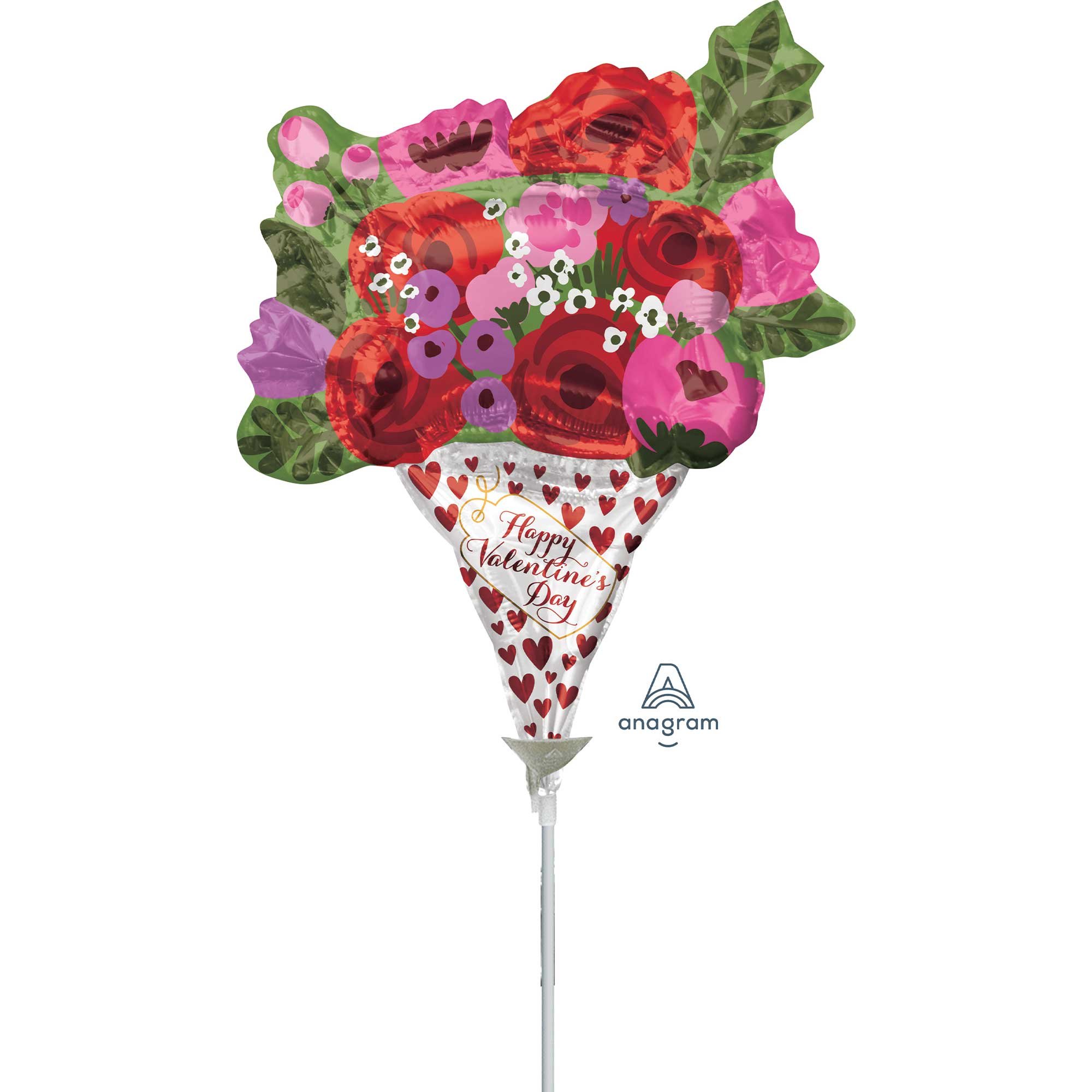 Mini Shape Happy Valentine's Day Rose Bouquet A30