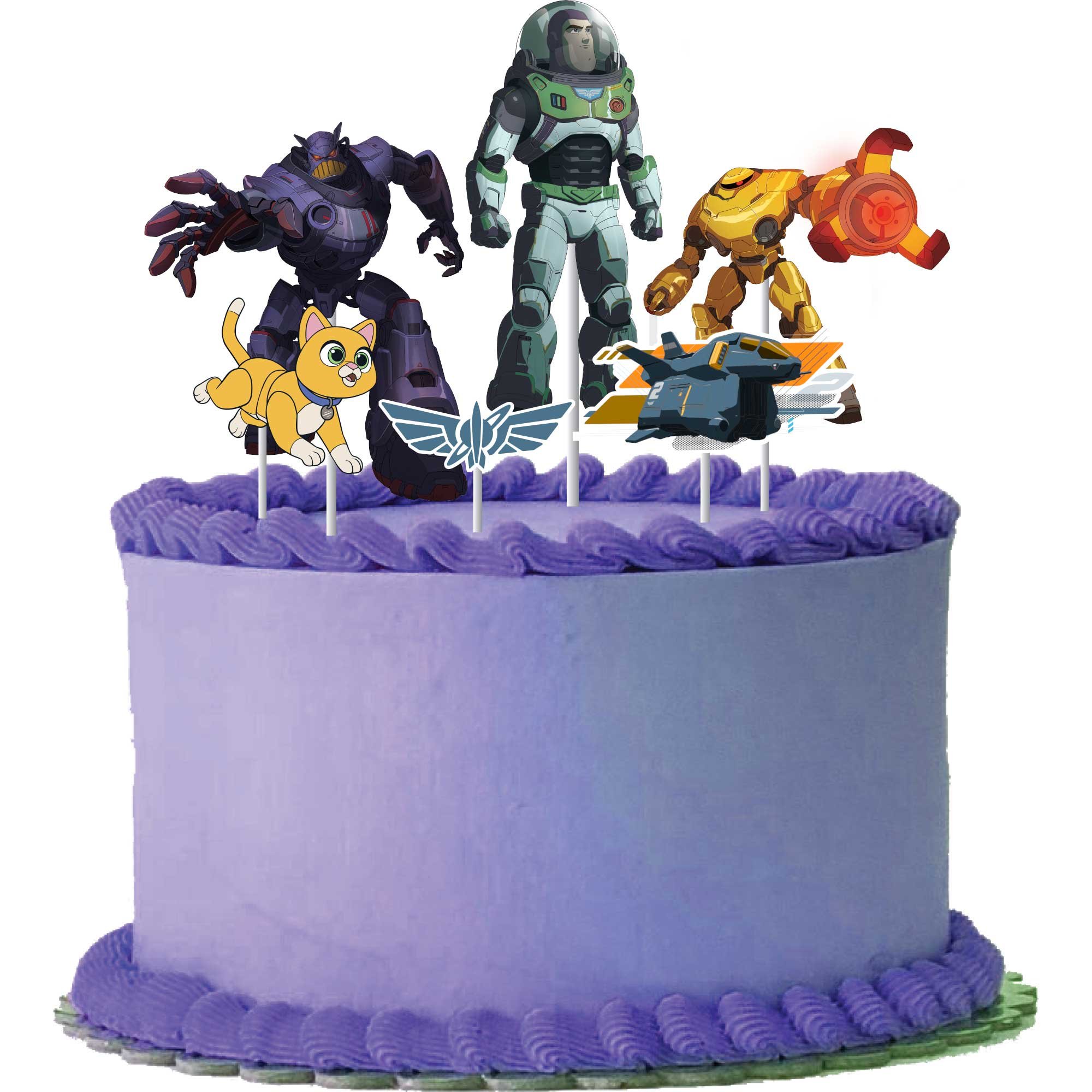 Buzz Lightyear Cake Topper Kit 6Pc