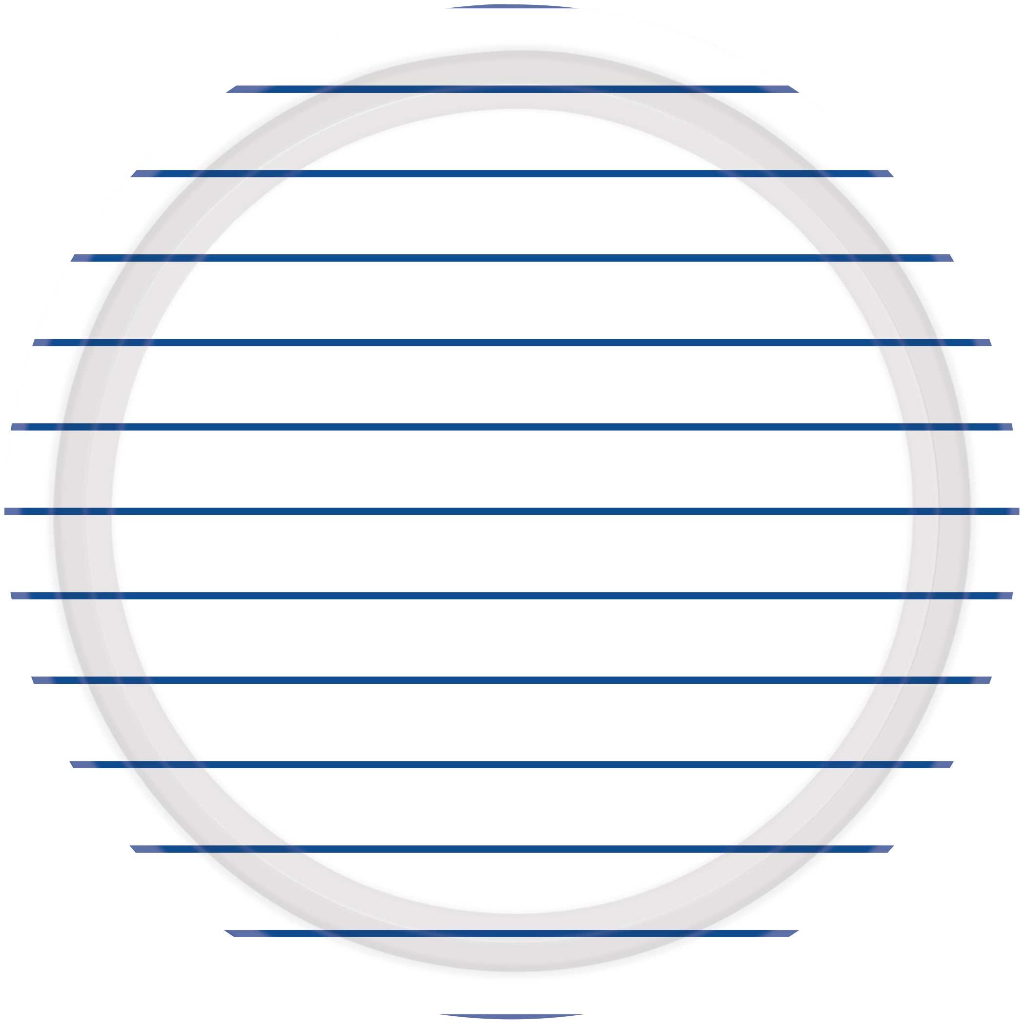 Stripes Paper Plates 23cm Round 8CT -  Bright Royal Blue NPC