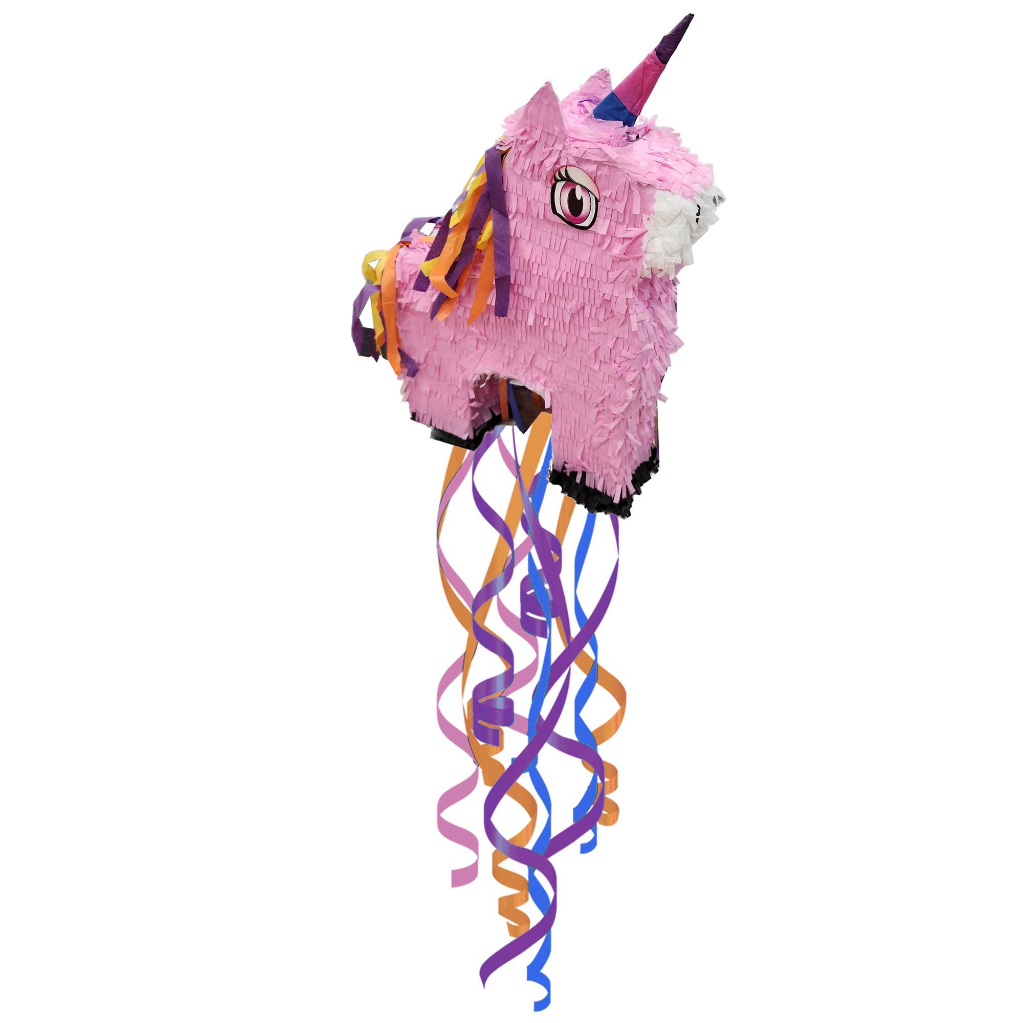 Unicorn 3D Shape Pull String Pinata