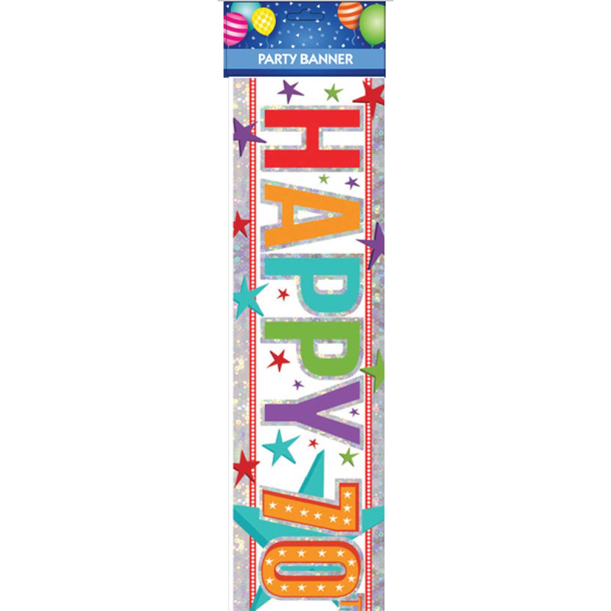 Banner Multi Happy 70th Birthday