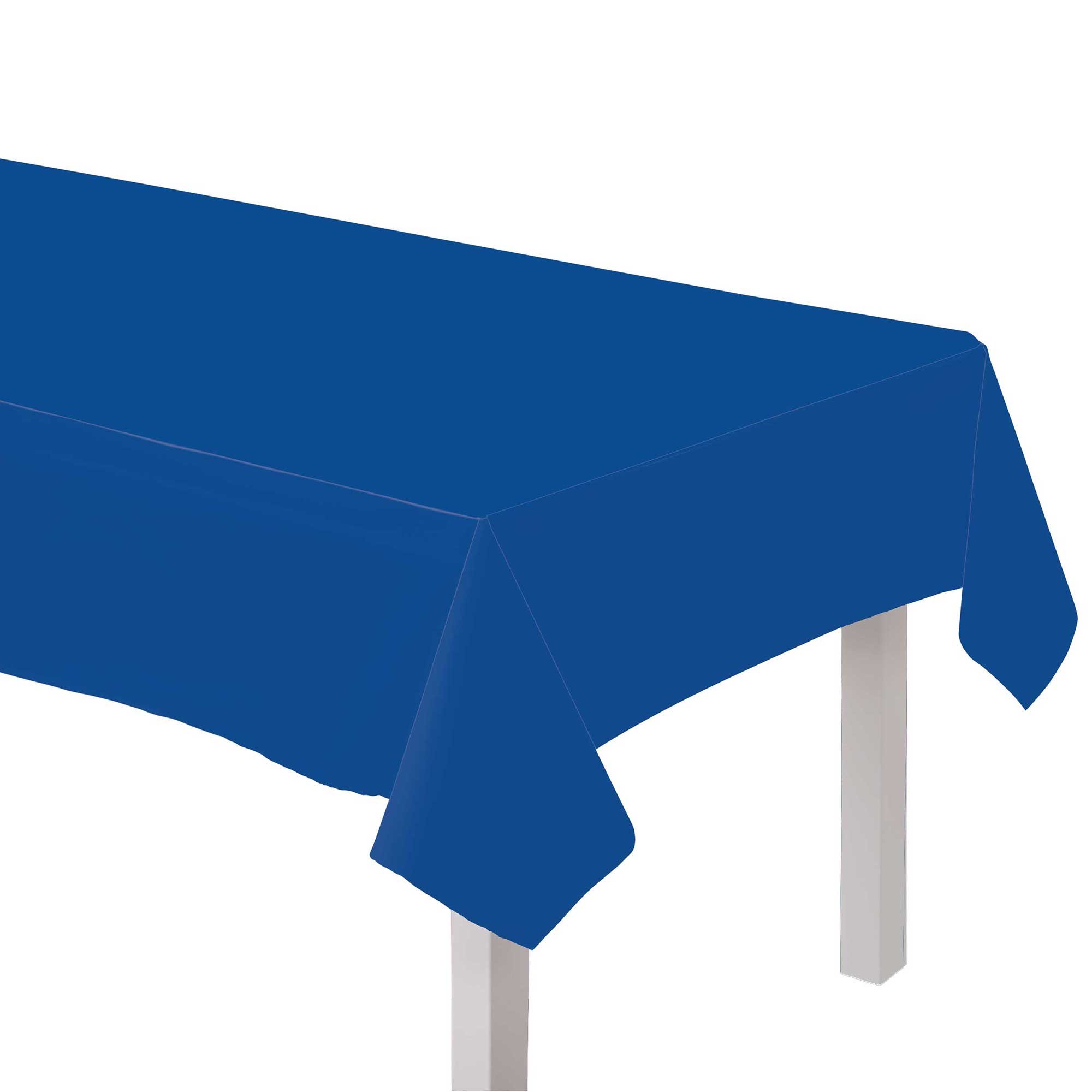 Paper Tablecover Bright Royal Blue 137cm x 274cm