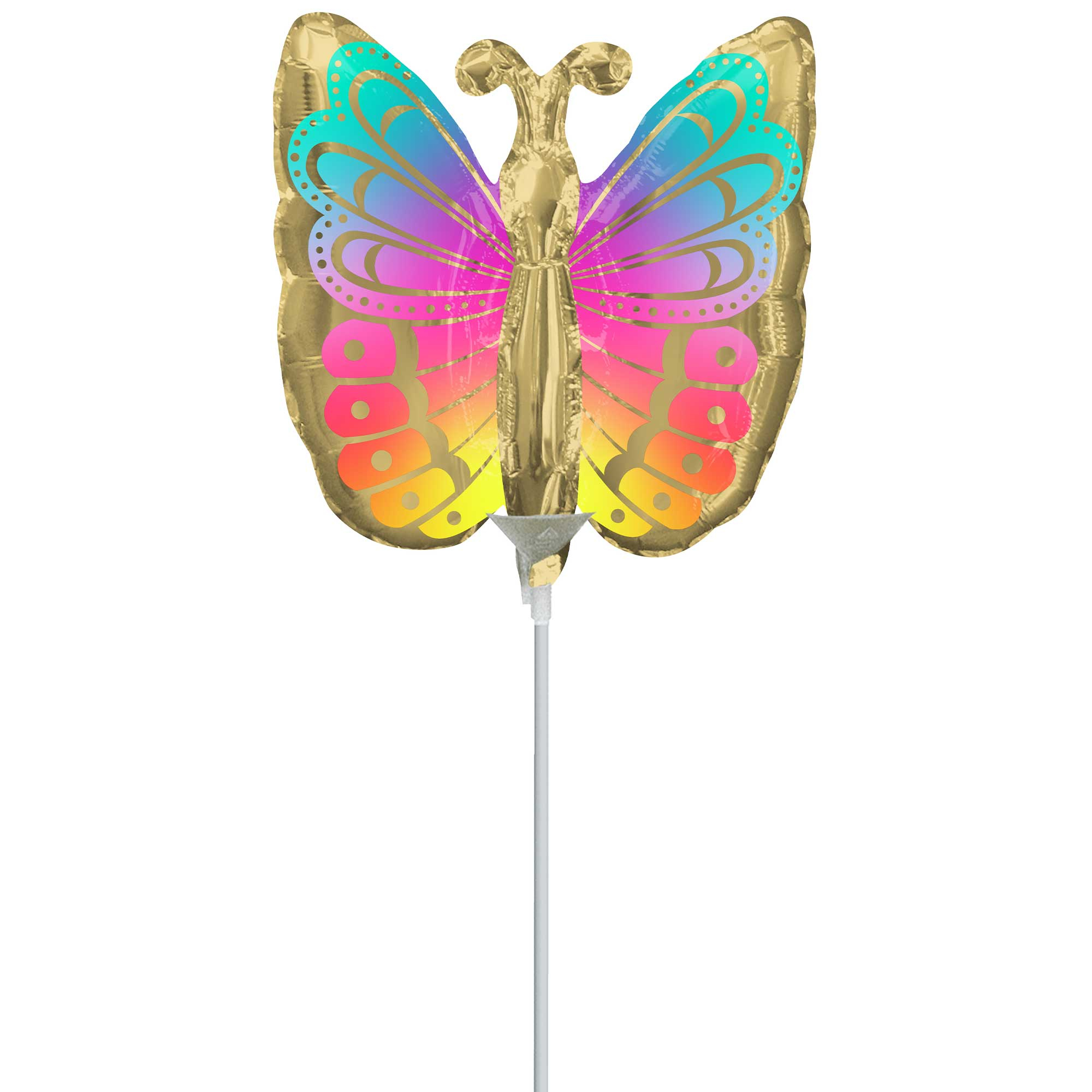 Mini Shape Inflated Colourful Butterfly A30