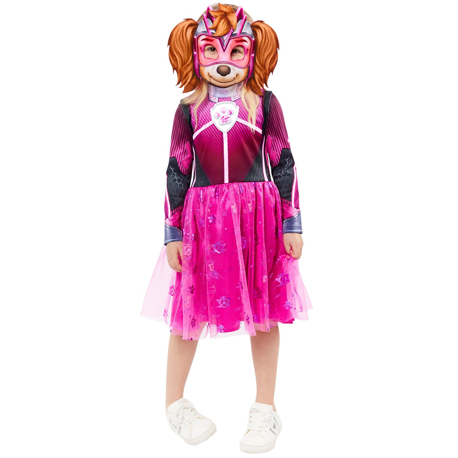 Costume Paw Patrol The Mighty Movie Glow In The Dark Skye 3-4 Years