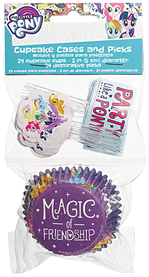 My Little Pony Friendship Adventures Cupcake Cases & Picks Set