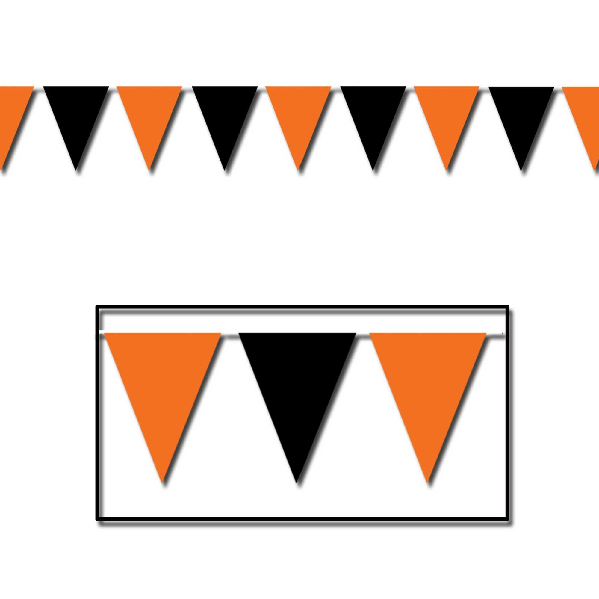 Beistle Orange & Black Printed Banner