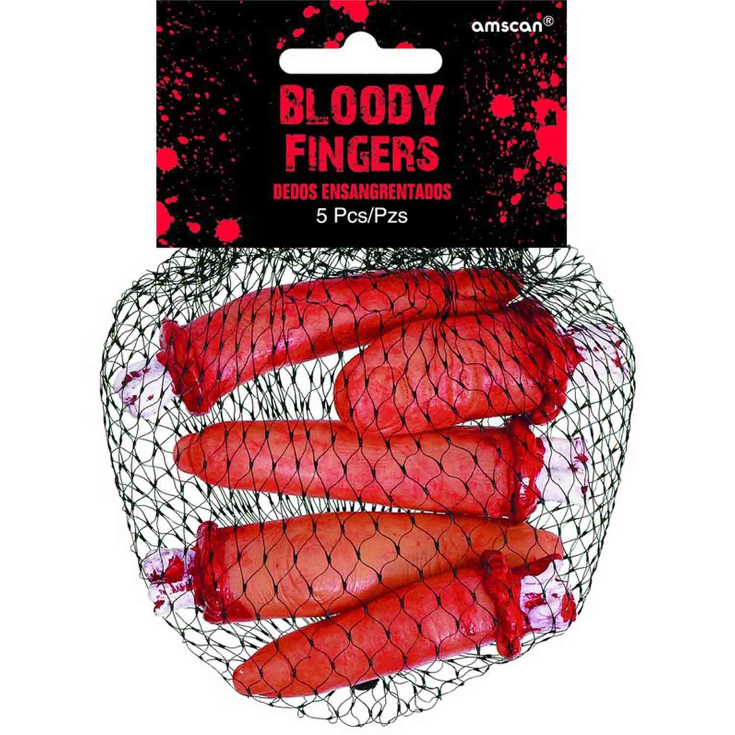 Asylum Bloody Fingers Decorations Plastic