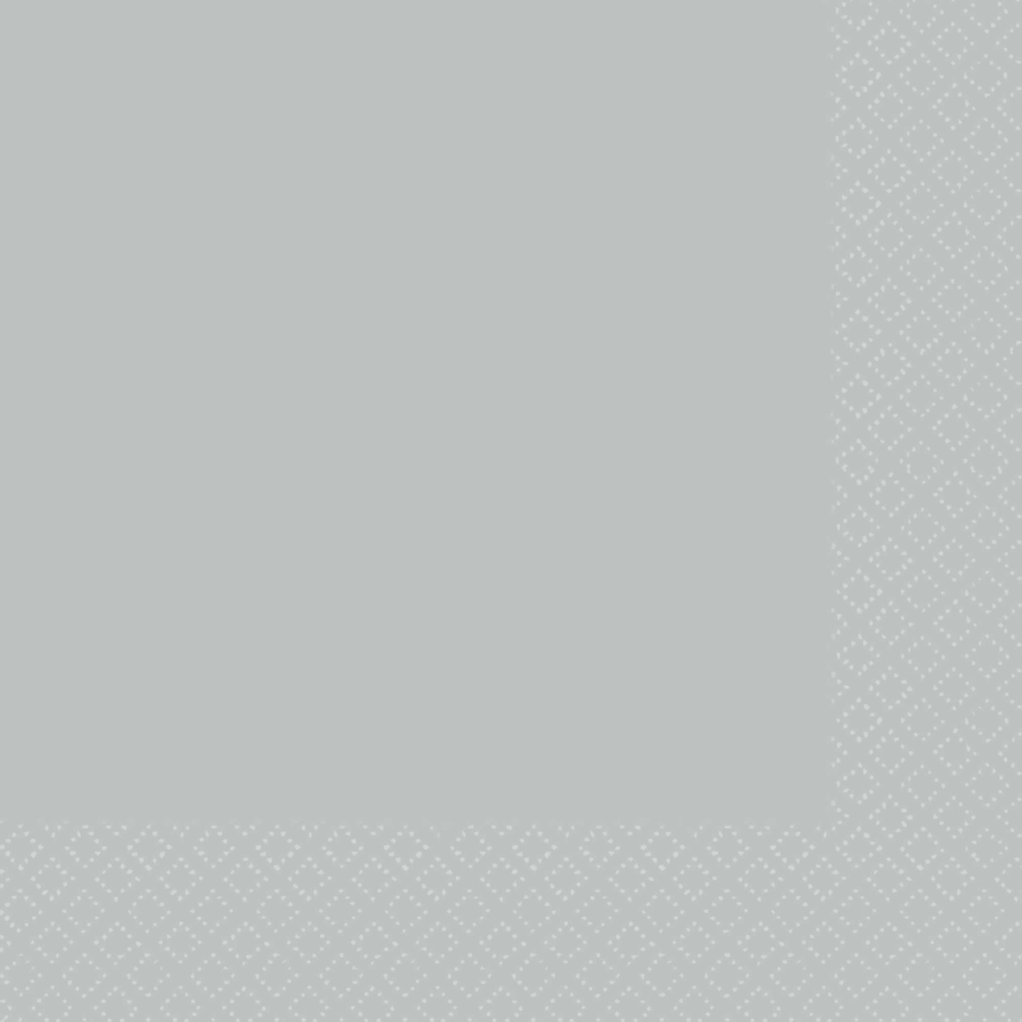 Dinner Napkins 40 Pack 2 PLY - Silver