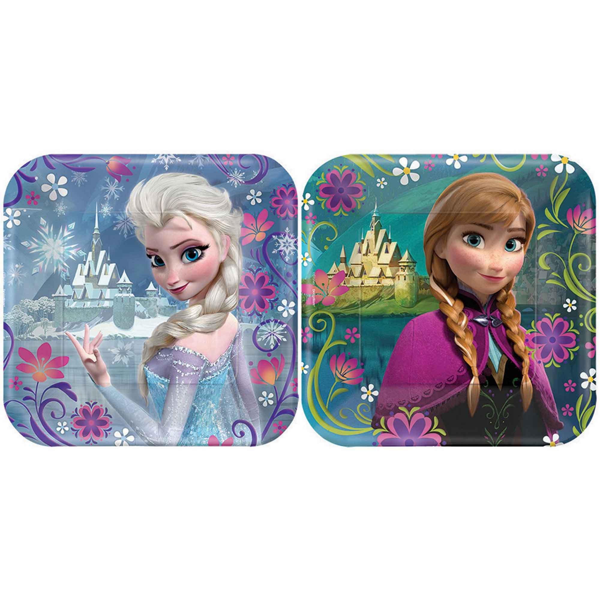 Frozen 17cm Square Paper Plates NPC